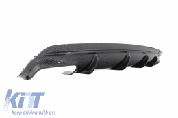 Difusor Consejos Negro para MERCEDES CLA W117 2013-2018 Facelift CLA45 Carbón Look-image-6047527