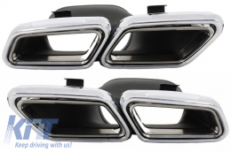 Difusor Consejos Negro para Mercedes E W212 S212 Facelift AMG Sport Line 13-16-image-6006372