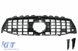 Difusor Consejos Plata Reja para Mercedes CLA X118 C118 Sport Line 19+ CLA35 Look-image-6080467