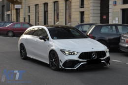 Difusor Consejos Plata Reja para Mercedes CLA X118 C118 Sport Line 19+ CLA35 Look-image-6080473