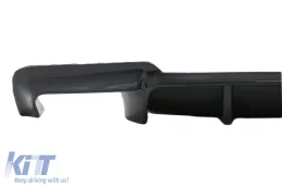 Difusor De Aire De Doble Salida Para BMW 5 F10 F11 11-17 M Look Negro Brillante-image-6096188