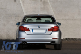 Difusor de aire de doble salida para BMW F10 F11 Sedan Touring 5er 11-17 550i Look-image-6004262