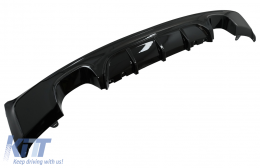 Difusor Doble para BMW 2 F22 F23 2013+ M Performance Look Negro brillante-image-6076959