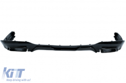 Difusor Doble para BMW 2 F22 F23 2013+ M Performance Look Negro brillante-image-6094588