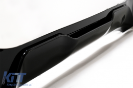 Difusor Doble para BMW 2 F22 F23 2013+ M Performance Look Negro brillante-image-6094592