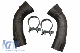 Difusor Escape Negro para Mercedes W176 A 2013-2018 Carbon A45 Facelift Look-image-6047433