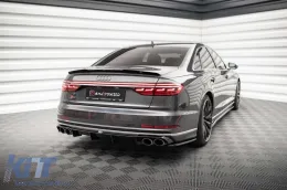 Difusor Maxton Design adecuado para el parachoques trasero del Audi S8 D5 2019-2021, lacado en negro-image-6140532