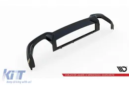 Difusor Maxton Design adecuado para el parachoques trasero del BMW Serie 3 G20 sedán/G21 touring 2018-2022, lacado en negro-image-6143414