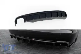 image-8-Difusor Maxton Design adecuado para el parachoques trasero estándar del Audi A4 B8 sedan, wagon 2007-2011, lacado en negro