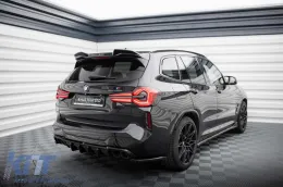 Difusor Maxton Design adecuado para parachoques trasero M en BMW X3 F97 después de 2021 -oo--oo-, lacado en negro-image-6236338