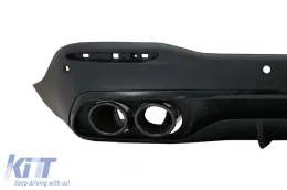 Difusor Negro Puntas para Mercedes GLE W167 SUV V167 Sport Line 19+ Night Package-image-6078798