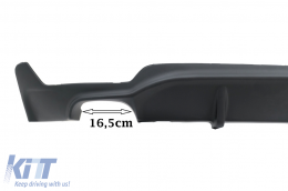 Difusor para BMW 4 F32 F33 F36 2013+ Coupe Cabrio M Look Mellizo Doble Salida-image-6016129