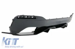 Difusor para BMW G30 17-2019 M Perform Look Cansada Silenciador Puntas Negro Alerón-image-6058126