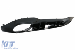 Difusor para Mercedes A V177 Hatchback 18-22 Cubiertas espejo Escape Negro-image-6091277