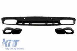 image-71-Difusor para Mercedes C C205 A205 Coupe Cabrio 14-19 Consejos Facelift C63S Look