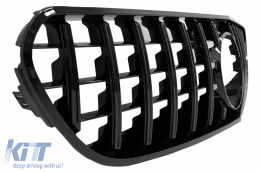 Difusor para Mercedes S C217 14-17 S63 GTR Look Cromo Silenciador Consejos Reja Negro-image-6069740