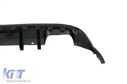 Difusor para VW Golf 7.5 17-19 R Look Negro brillante Spoiler extensión labio delantero-image-6075768