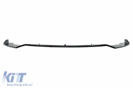 Difusor para VW Golf 7.5 17-19 R Look Negro brillante Spoiler extensión labio delantero-image-6075780