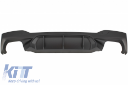 Difusor Parachoques Negro mate para BMW G30 G31 M5 Limo Touring Escape Consejos-image-6047771