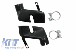 Difusor parachoques para Audi A6 4G 10-14 Puntas escape Facelift W12 Design-image-6003544