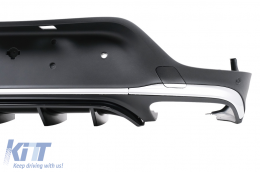 Difusor Parachoques para Mercedes GLC Coupe Facelift C253 2020-2023 GLC63 Look-image-6128014