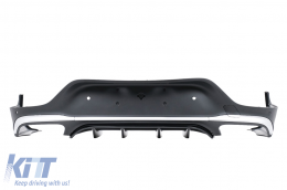 Difusor Parachoques para Mercedes GLC Coupe Facelift C253 2020-2023 GLC63 Look-image-6128016