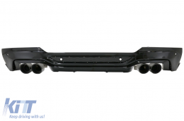 image-0-Difusor parachoques Puntas escape doble salida para BMW X4 G02 18+ M Sport