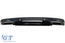 Difusor parachoques trasero para VW Tiguan II Mk2 AD BW 2016-05.2020 R-Line Look-image-6086355
