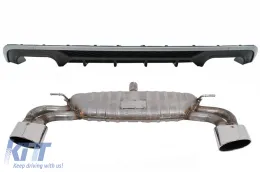 image-68-Difusor Sistema escape para AUDI A3 8V Facelift Hatchback Sportback 16-19 S3 Look