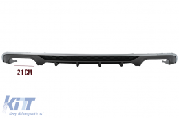 Difusor Sistema escape para AUDI A3 8V Facelift 16-19 Standard Bumper S3 Look-image-6077914