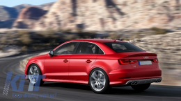 Difusor Sistema escape para AUDI A3 8V Sedan 2012-2015 S3 Look solo para estándar-image-6004059