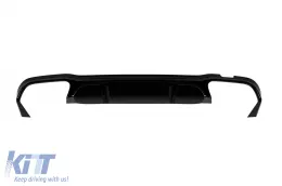 Difusor tipo E53 GT con salidas cromadas adecuado para parachoques trasero A Design en Mercedes E-Class W213 2017-2022 -oo--oo--image-6149072