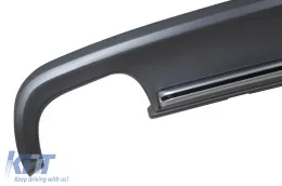 Difusor tipo S5 con puntas cromadas adecuado para el parachoques trasero estándar del Audi A5 coupé, convertible, 2 puertas 2012-2016 -oo--oo--image-6148373