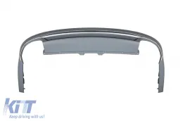 Difusor tipo S8 con escapes adecuado para el parachoques trasero del Audi A8 2015-2017 -oo--oo--image-6148418