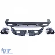 Difusor trasero con salidas de escape de aspecto deportivo, adecuado para Mercedes E Coupe C238 con A Design Line-image-6205174