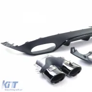 Difusor trasero con salidas de escape de aspecto deportivo, adecuado para Mercedes E Coupe C238 con A Design Line-image-6205177