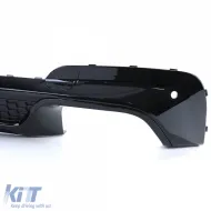 Difusor trasero de rendimiento brillante con salidas de escape negras adecuado para BMW X3 G01-image-6198233
