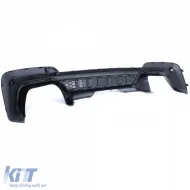 Difusor trasero de rendimiento brillante con salidas de escape negras adecuado para BMW X3 G01-image-6198236