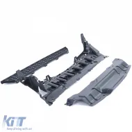 Difusor trasero de rendimiento brillante con salidas de escape negras adecuado para BMW X3 G01-image-6198239