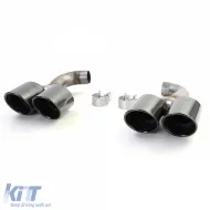 Difusor Trasero de Rendimiento Conversion + Salidas Negras adecuadas para BMW X4 G02 18-21-image-6192512