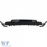 Difusor trasero de rendimiento negro brillante adecuado para Tesla Model 3 2017-2023-image-6205840