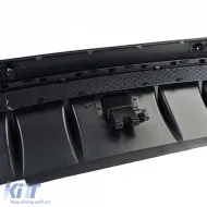 Difusor trasero deportivo con salidas de escape negras adecuado para Mercedes GLE V167 desde el 18-image-6257590