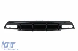 Difusor trasero Escape para Mercedes W176 A 2013-2018 A45 Facelift Look-image-6047423