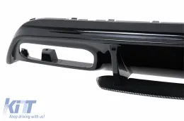 Difusor trasero Escape para Mercedes W176 A 2013-2018 A45 Facelift Look-image-6047425