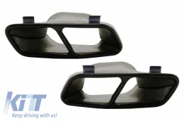 Difusor trasero Escape para Mercedes W176 A 2013-2018 A45 Facelift Look-image-6047430