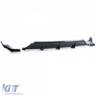 Difusor Trasero Look de Rendimiento Negro Brillante adecuado para BMW X5 F15 13-18-image-6264144