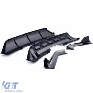 Difusor Trasero Look de Rendimiento Negro Brillante adecuado para BMW X5 F15 13-18-image-6264149