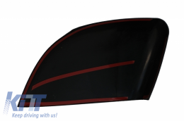 Difusor trasero para Mercedes A V177 Sedan 09.2018-2022 Cromo Cansada Espejo Cubrir-image-6071024