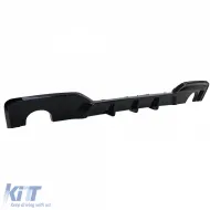 Difusor trasero Performance negro brillante adecuado para BMW Serie 6 F12 F13 F06 640d 640i-image-6200372