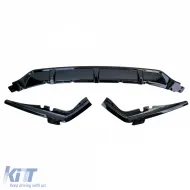Difusor trasero Performance negro brillante adecuado para BMW X7 G07 desde 2019-image-6206981